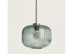 Lámpara Colgante Cristal Edwin Verde