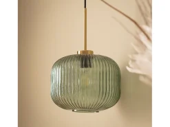 Lámpara Colgante Cristal Edwin Verde