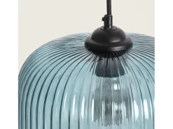 Lámpara Colgante Cristal Modra Azul