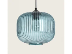 Lámpara Colgante Cristal Modra Azul