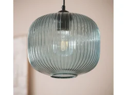 Lámpara Colgante Cristal Modra Azul