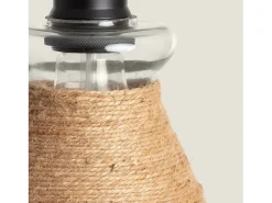 Lámpara Colgante Cristal Royesa Negro