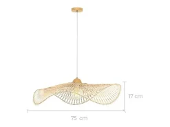 Lámpara colgante D75 cm en bambú - Jipi