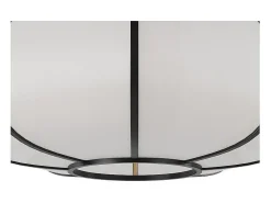 Lámpara colgante de bambú negro 38 cm - Hana