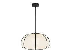 Lámpara colgante de bambú negro 38 cm - Hana