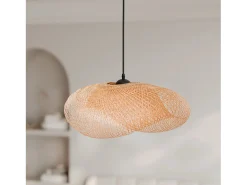 Lámpara colgante de bambú natural D60 cm - Anya