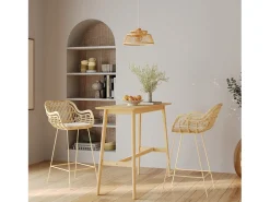 Lámpara colgante de bambú natural 36 cm - Tahaa