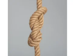 Lámpara Colgante de Cuerda Perseo Marrón