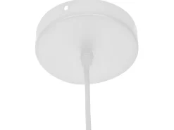 Lámpara colgante de madera y papel tejido