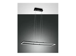 Lámpara colgante de techo LED Bard 52W Negro 3394-45-101 Fabas Luce