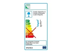 Lámpara colgante de techo LED BARD 39W Antracita 3394-40-282 Fabas Luce