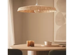 Lámpara Colgante Fibras Naturales Yokho Natural