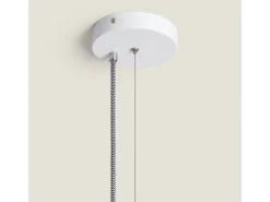 Lámpara Colgante Hormigón y Madera Kukojoa Gris