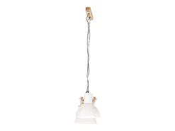 Lámpara colgante industrial 25 W blanca 109 cm E27 ES422798
