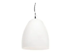 Lámpara colgante industrial redonda 25 W blanca 42 cm E27 ES933563