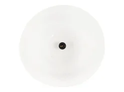 Lámpara colgante industrial redonda 25 W blanca 42 cm E27 ES933563