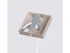 Lámpara Colgante Karbon Minimalista De Aluminio - 1 Fuentes Luminosas - L.8 X A.118 Cm - Gris Pardo