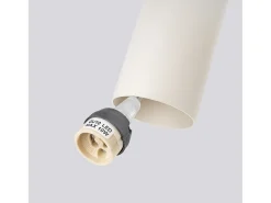 Lámpara Colgante Lagos Desván De Acero - 2 Fuentes Luminosas - L.30 X A.105 Cm - Beige