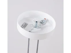 Lámpara colgante Lagos moderno de acero - 2 fuentes luminosas - L.15 x A.118 cm - blanco