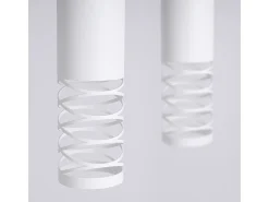 Lámpara Colgante Lami Moderno De Acero - 2 Fuentes Luminosas - L.33 X A.125 Cm - Blanco