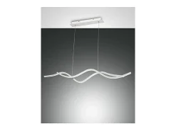 Lámpara colgante LED blanca Sinuo 36W 3666-45-102 Fabas Luce
