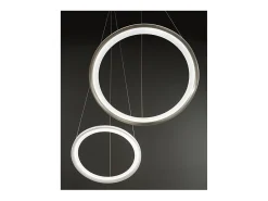 Lámpara colgante LED EDGE 86W Gris Titanio Perenz