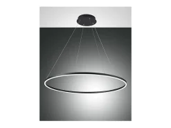 Lámpara colgante LED GIOTTO 60W negra 3508-46-101 Fabas Luce