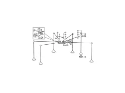Lámpara colgante LED Isabella 48W 3000K regulable Ø350 cm Aluminio satinado - Lámpara de araña de metal de forma variable