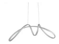 Lámpara colgante LED Ondaluce Lumen 60 W, 6000 lm, 110 cm, regulable, 3000 K