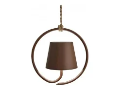 Lámpara colgante LED recargable y regulable Poldina Corten