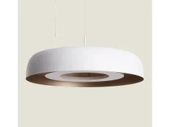 Lámpara Colgante LED 18W Acero Cancot Blanco Mate