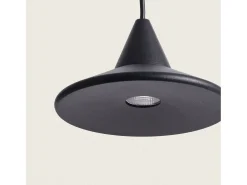 Lámpara Colgante LED 6W Aluminio Edsel Negro