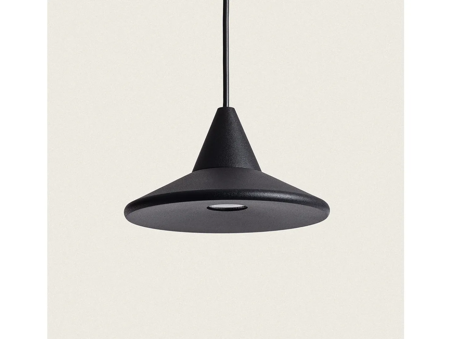 Lámpara Colgante LED 6W Aluminio Edsel Negro
