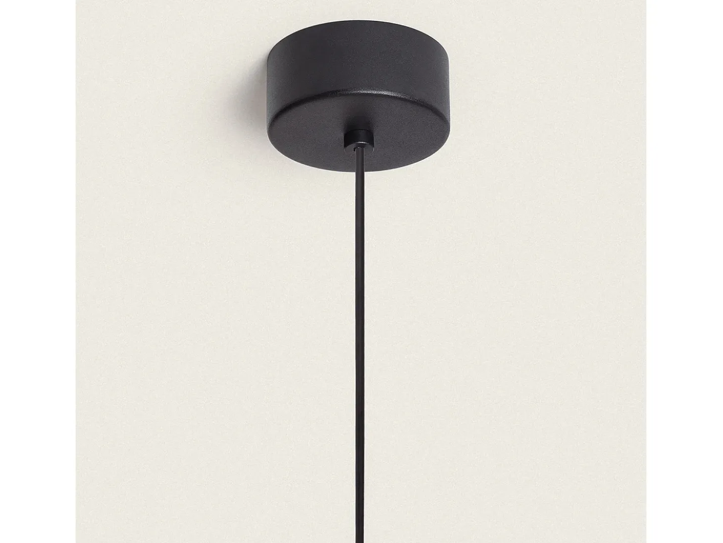 Lámpara Colgante LED 6W Aluminio Piaski Negro
