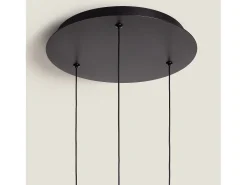 Lámpara Colgante LED 15W Aluminio Fontans 3 Focos Multicolor