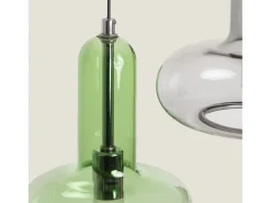 Lámpara Colgante LED 15W Aluminio Fontans 3 Focos Multicolor