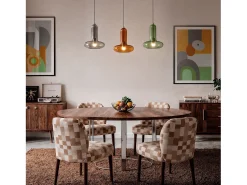 Lámpara Colgante LED 5W Aluminio Fontans Ámbar
