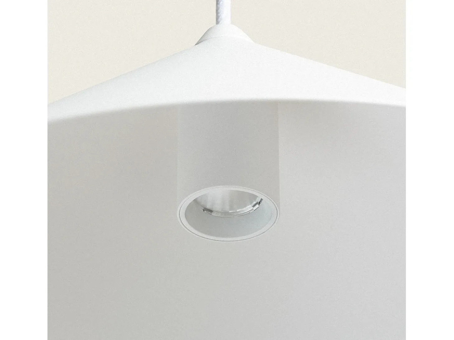Lámpara Colgante LED 8W Metal Elise L Blanco
