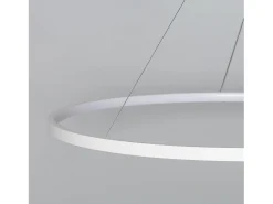 Lámpara Colgante LED 28W Metal CCT Seleccionable Big Ivalo Ø 1 Metro Blanco