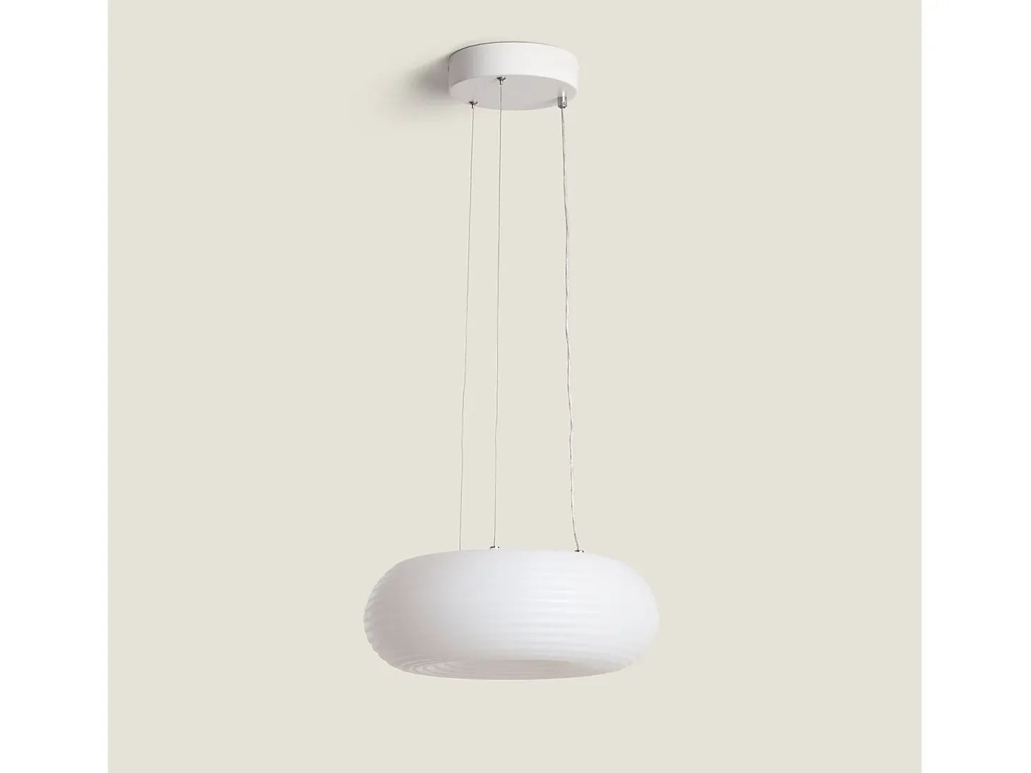 Lámpara Colgante LED 24W Metal Junai Blanco