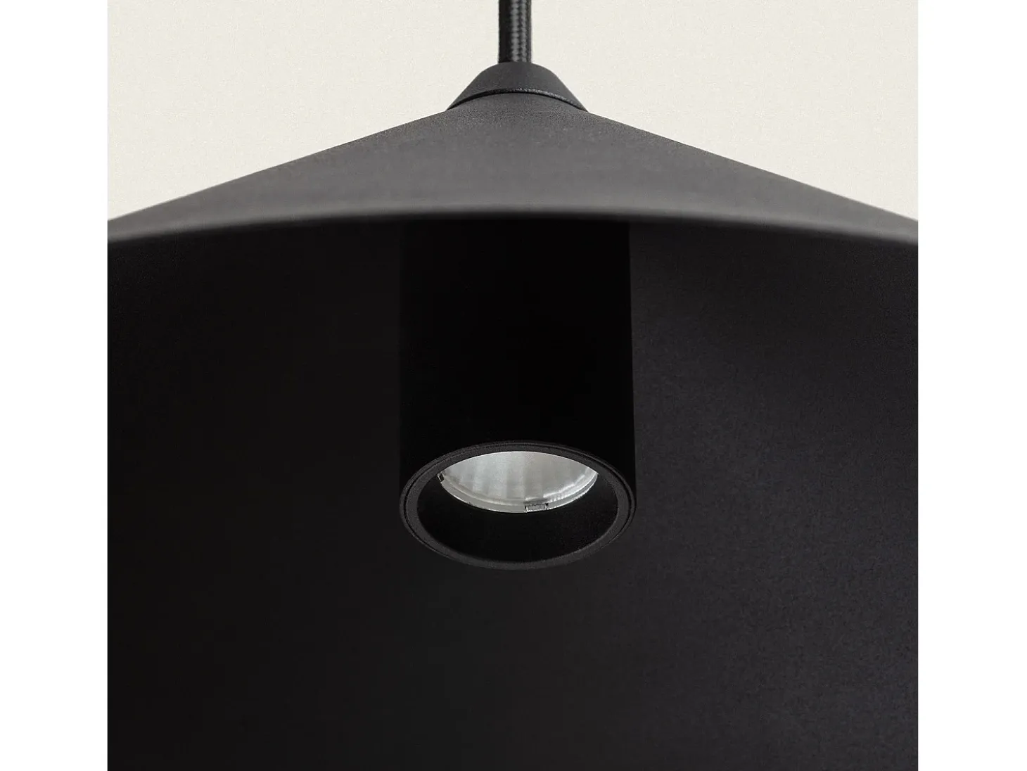 Lámpara Colgante LED 8W Metal Elise S Negro