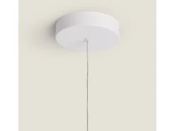 Lámpara Colgante LED 28W Metal Kerta Blanco Mate