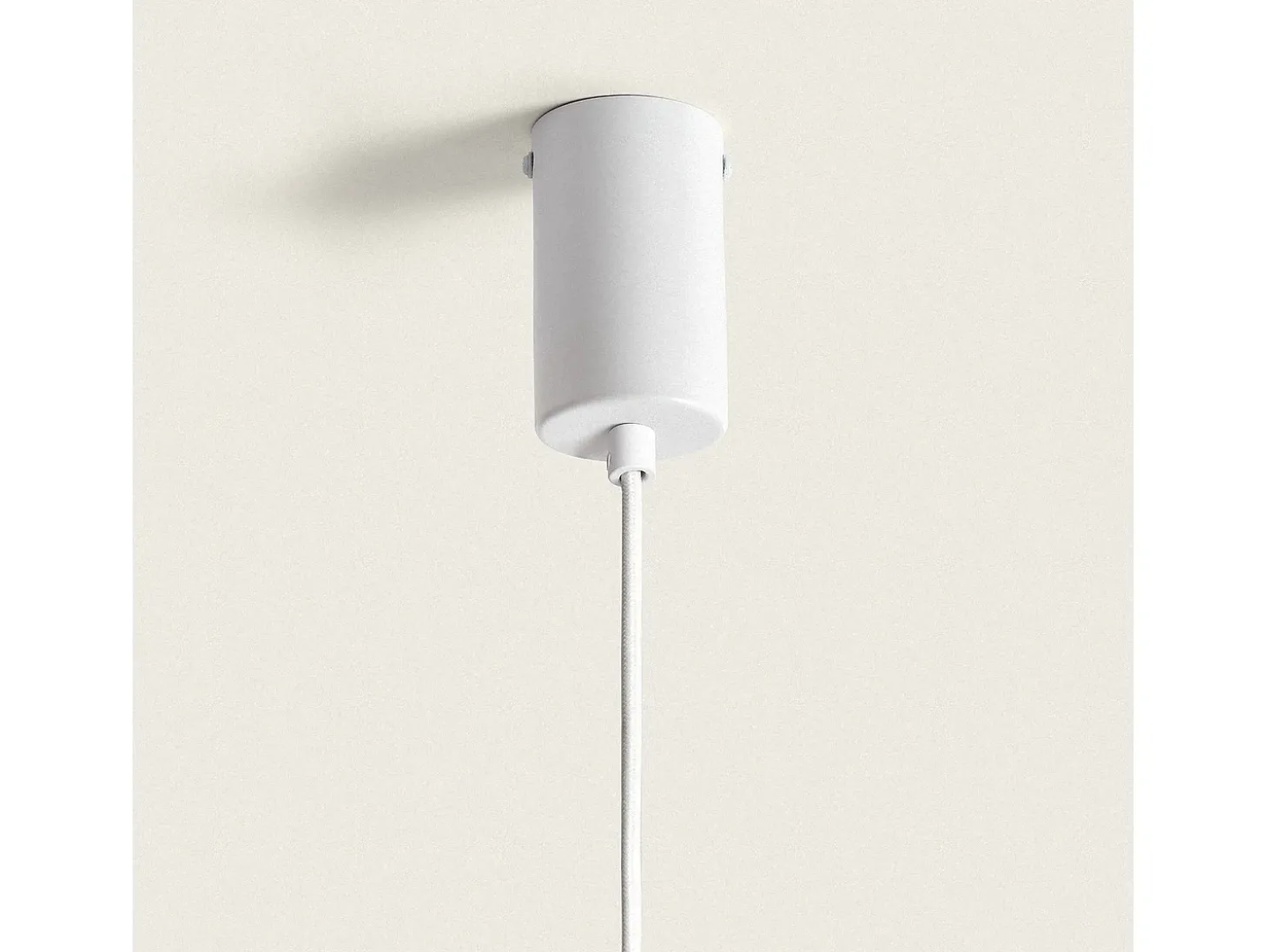 Lámpara Colgante LED 8W Metal Elise M Blanco