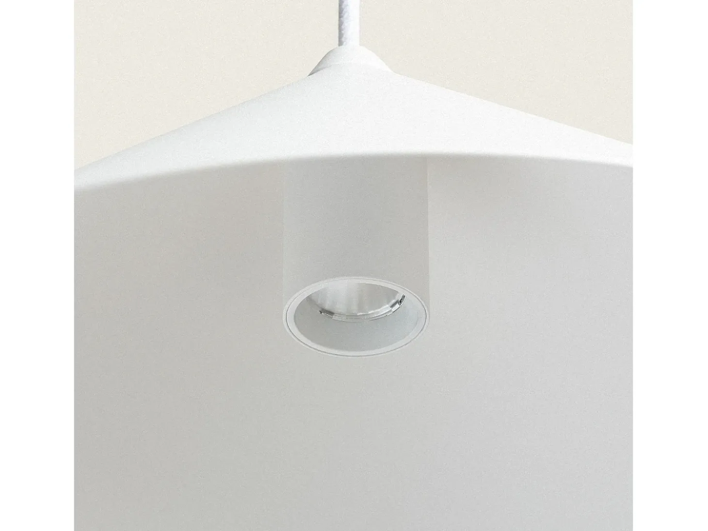 Lámpara Colgante LED 8W Metal Elise M Blanco