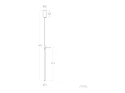 Lámpara Colgante LED 10W Metal LiteLux Negro
