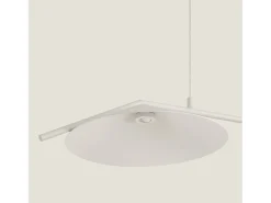 Lámpara Colgante LED 10W Regulable en Altura Metal Evian Beige
