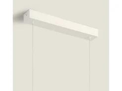 Lámpara Colgante LED 10W Regulable en Altura Metal Evian Beige