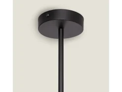 Lámpara Colgante Lineal Metal Auzoa Negro