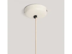Lámpara Colgante Madera Akesh III ILUZZIA Natural