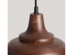 Lámpara Colgante Madera Zeda Kanan II ILUZZIA Marrón
